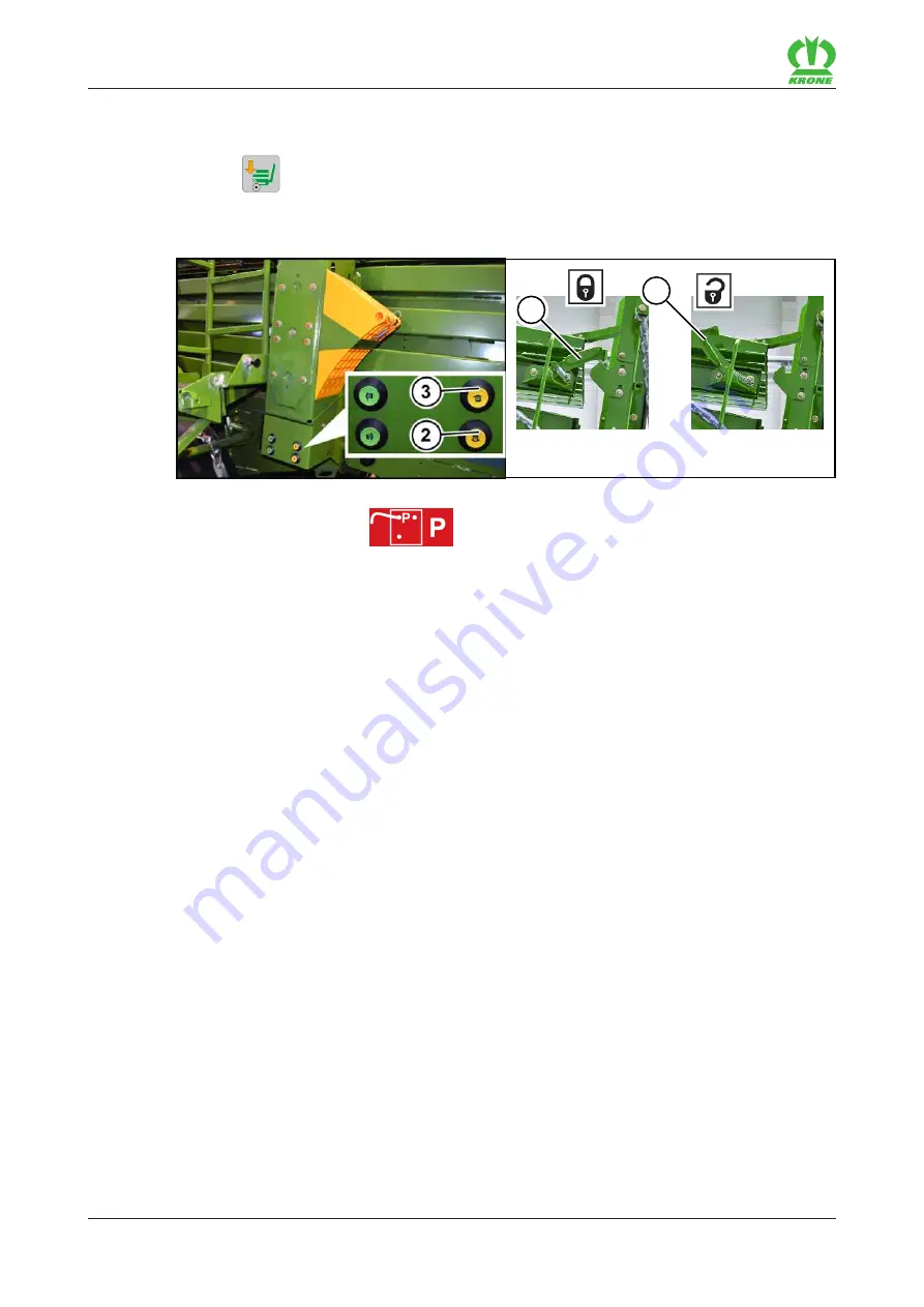 Krone Big Pack 1290 HDP Original Operating Instructions Download Page 110