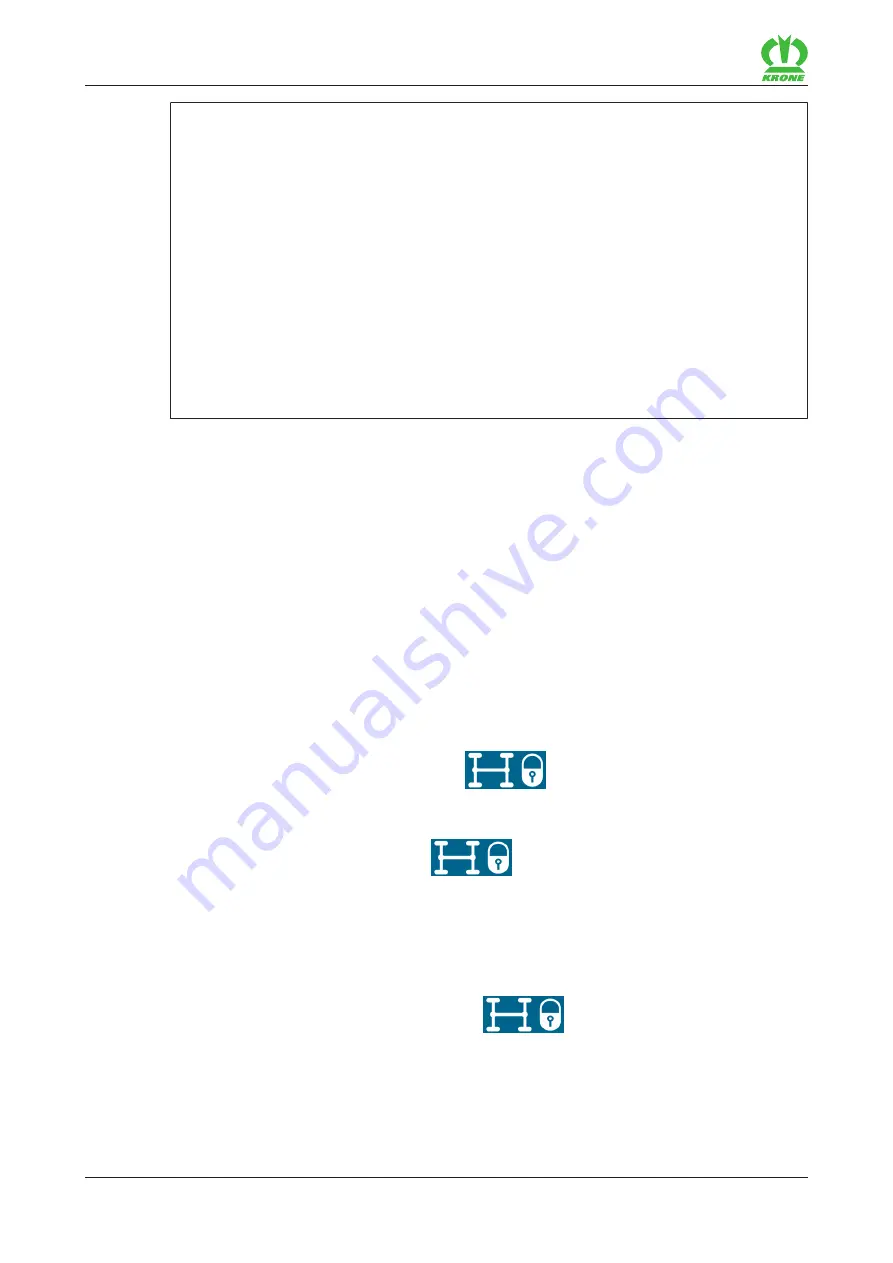 Krone Big Pack 1290 HDP Original Operating Instructions Download Page 192