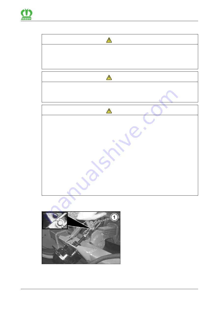 Krone Big Pack 1290 HDP Original Operating Instructions Download Page 273