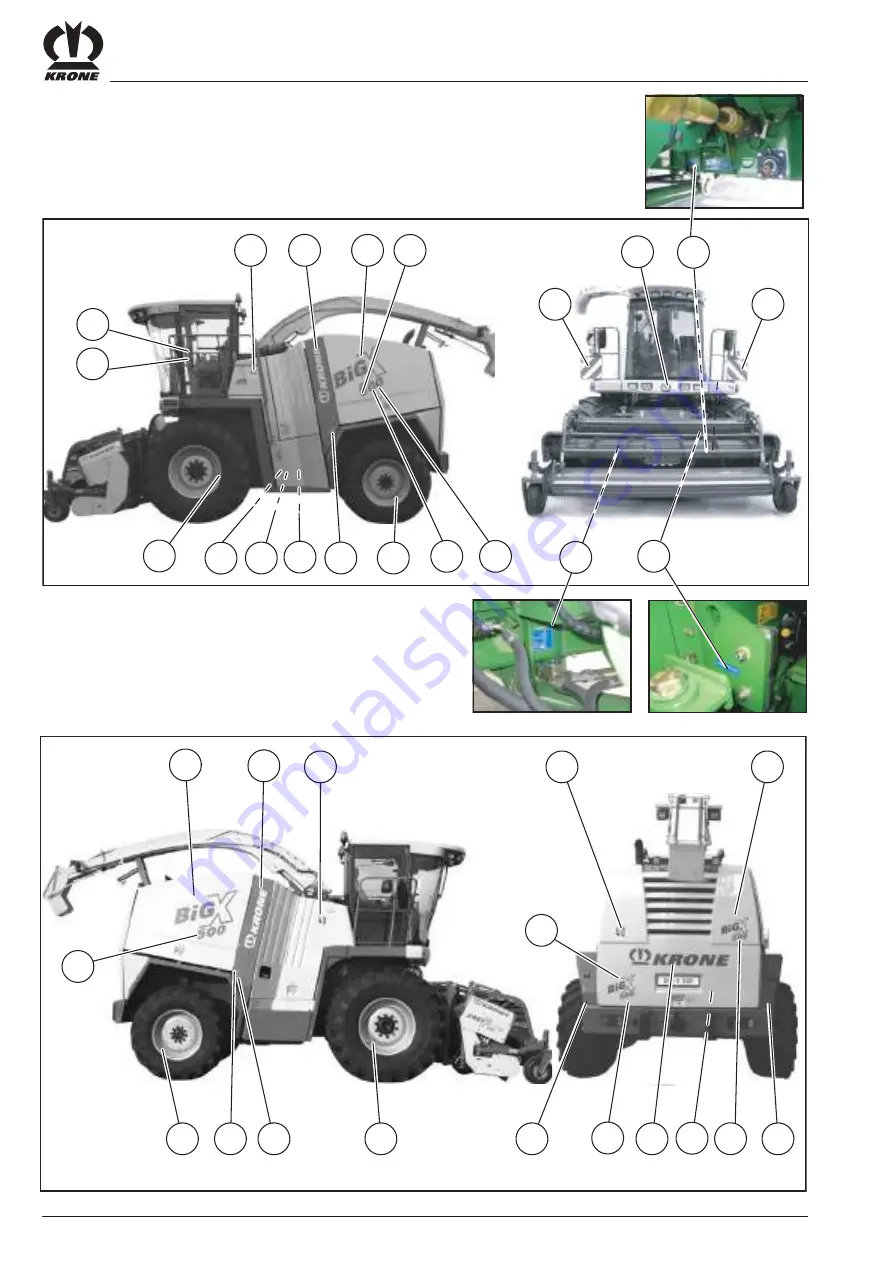 Krone BiG X 1000 Original Operating Instructions Download Page 42