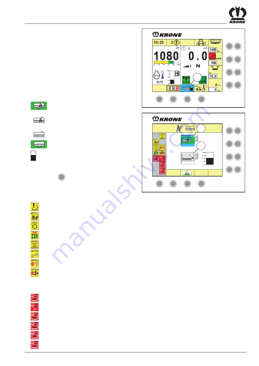 Krone BiG X 1000 Original Operating Instructions Download Page 95