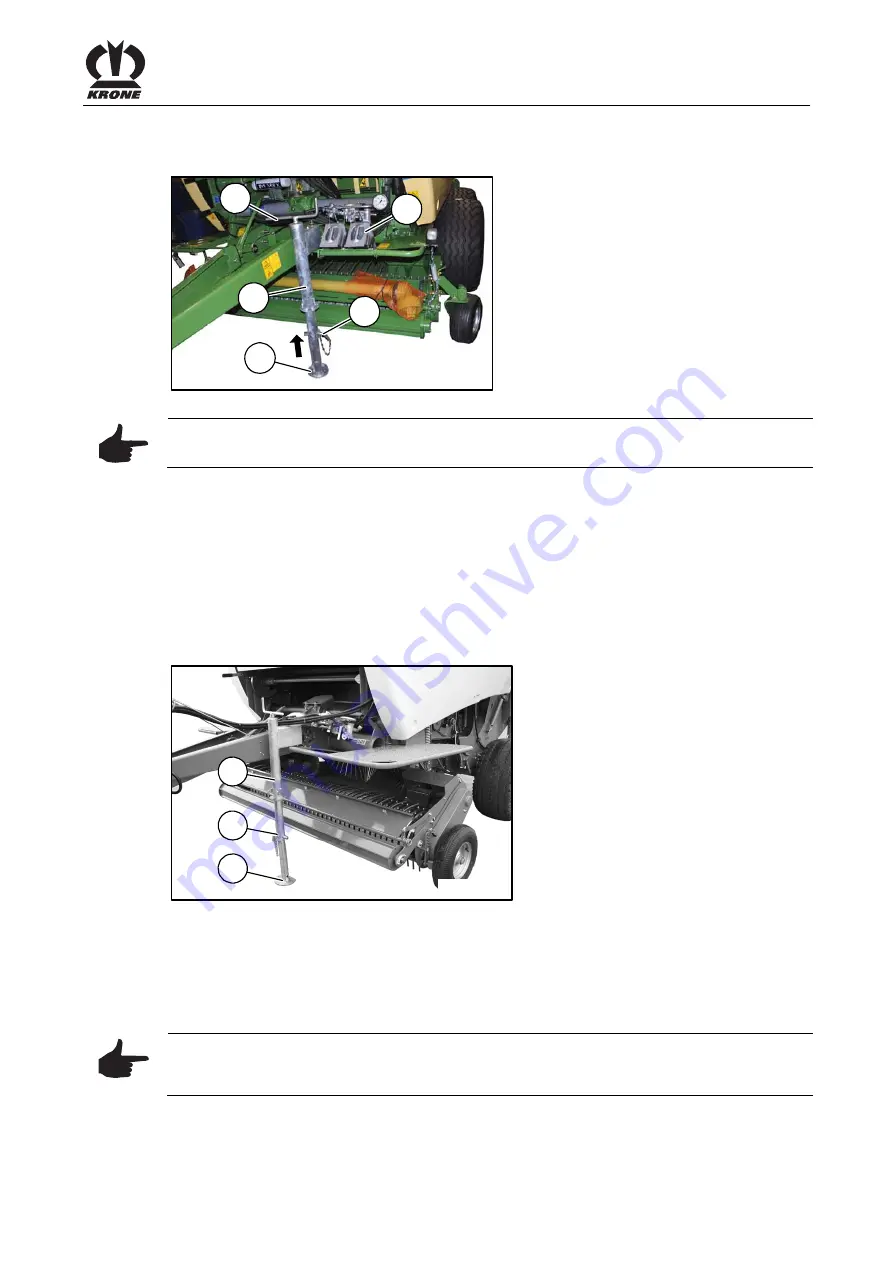 Krone Comprima CF 155 XC Original Operating Instructions Download Page 47