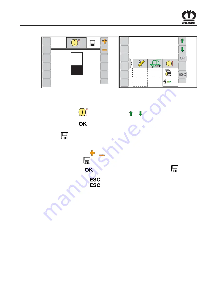 Krone Comprima CF 155 XC Original Operating Instructions Download Page 128