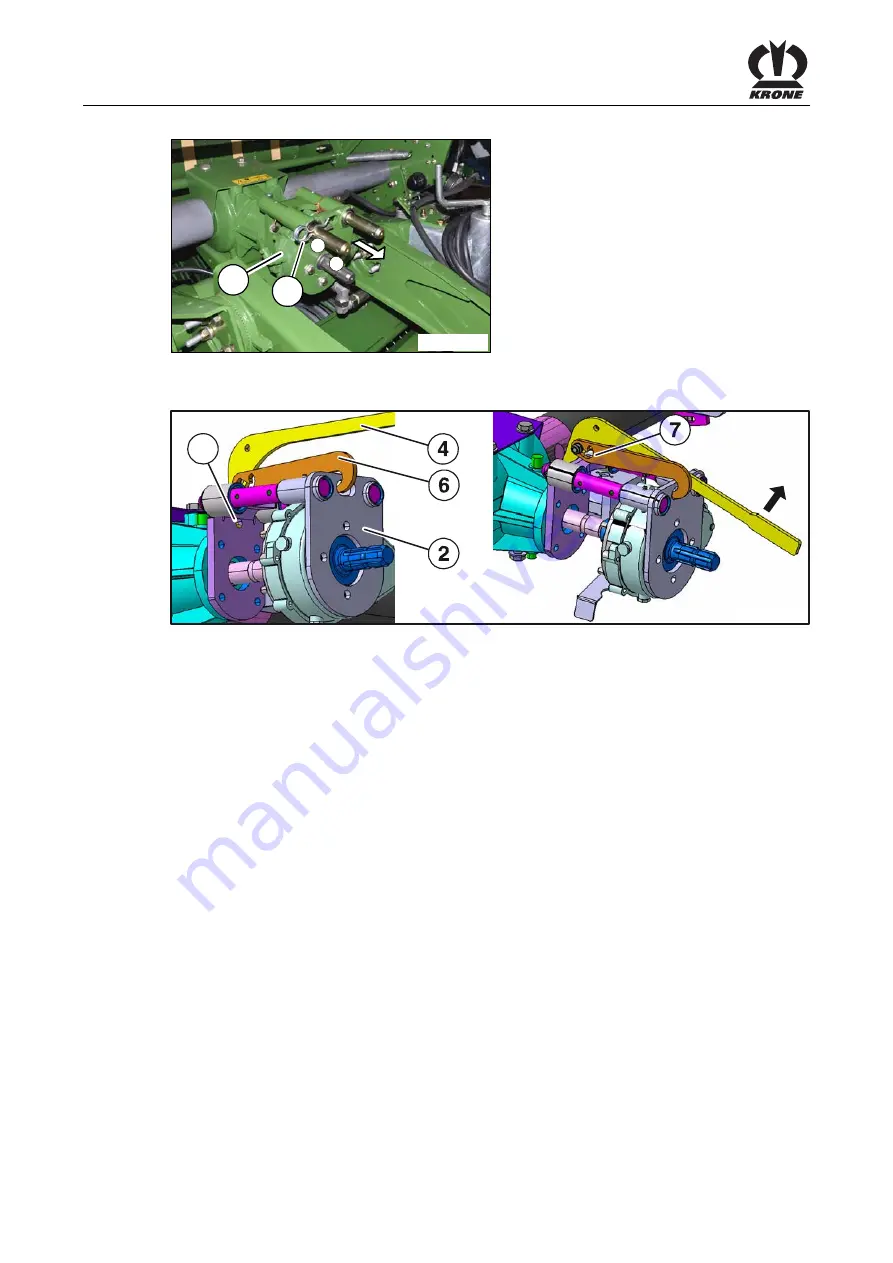 Krone Comprima CF 155 XC Original Operating Instructions Download Page 250