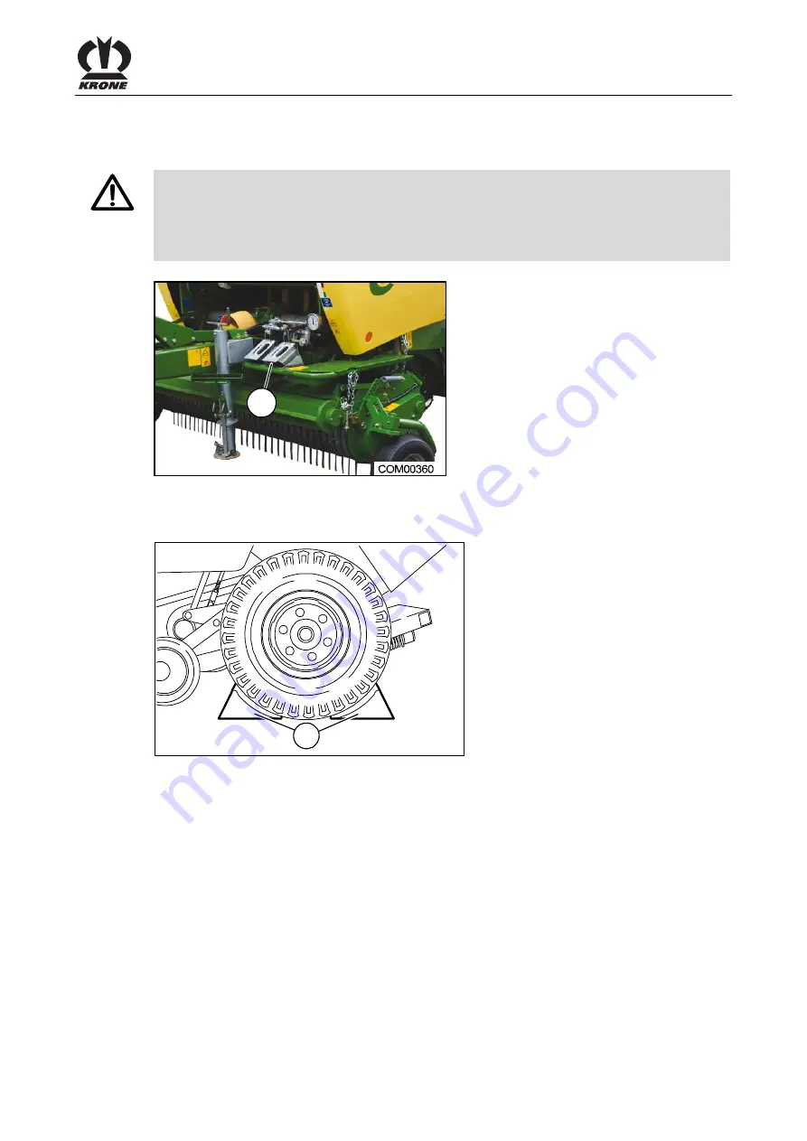 Krone Comprima F 125 XC-1 Operating Instructions Manual Download Page 103