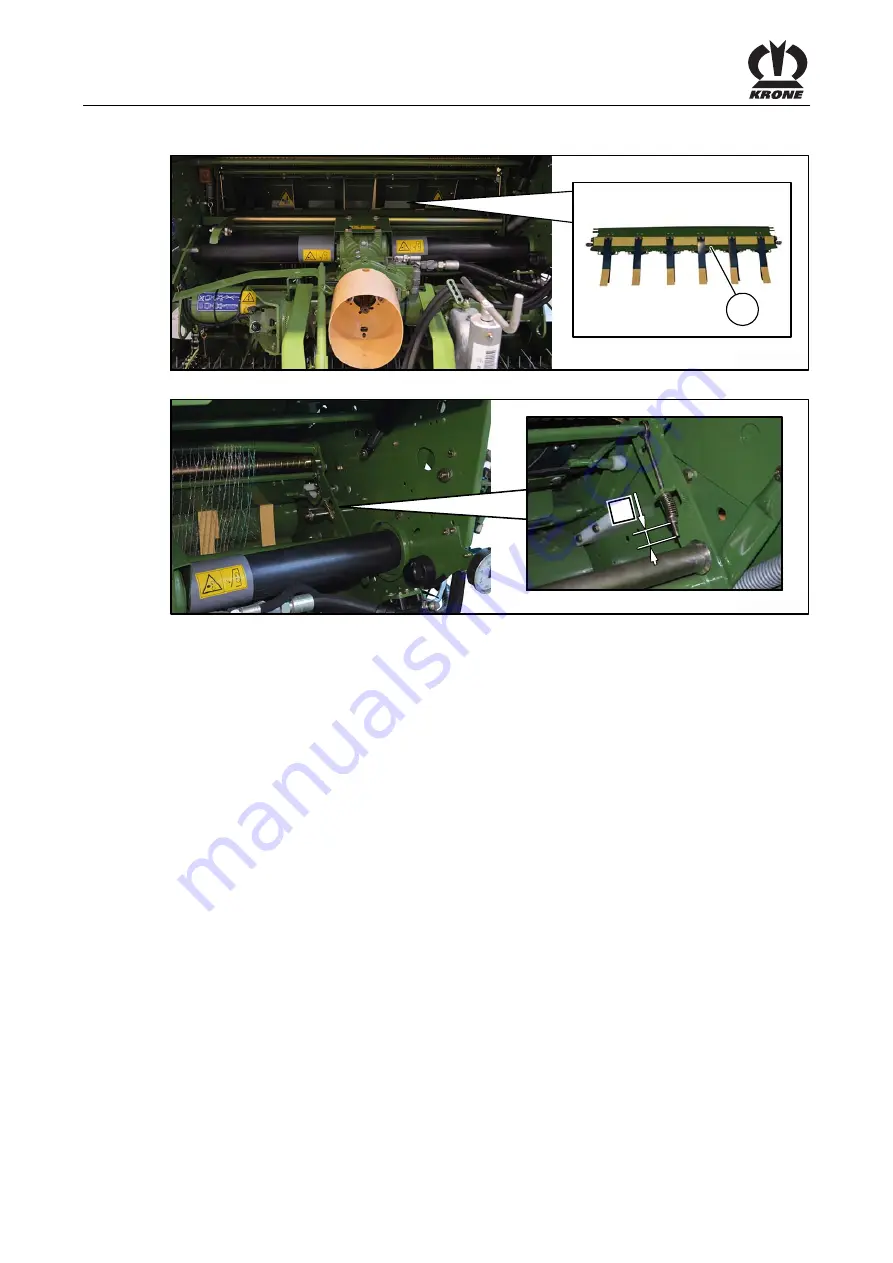 Krone Comprima F 125 XC-1 Operating Instructions Manual Download Page 146