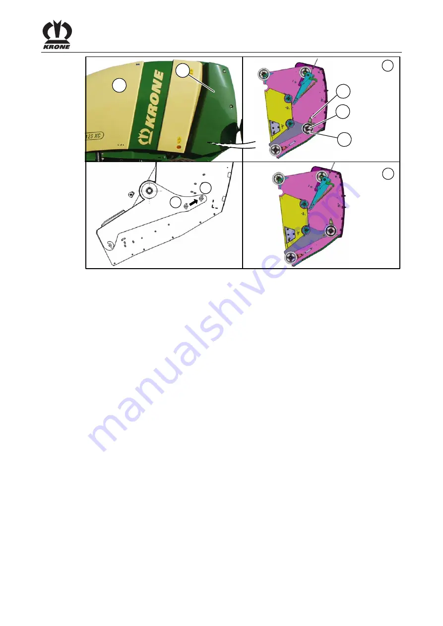 Krone Comprima F 125 XC-1 Operating Instructions Manual Download Page 151