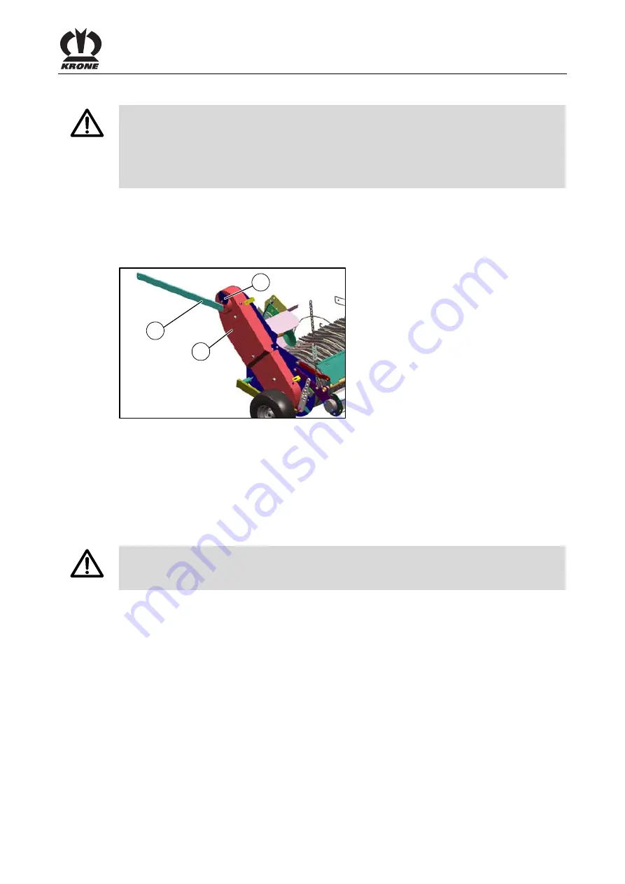 Krone Comprima F 125 XC-1 Operating Instructions Manual Download Page 161