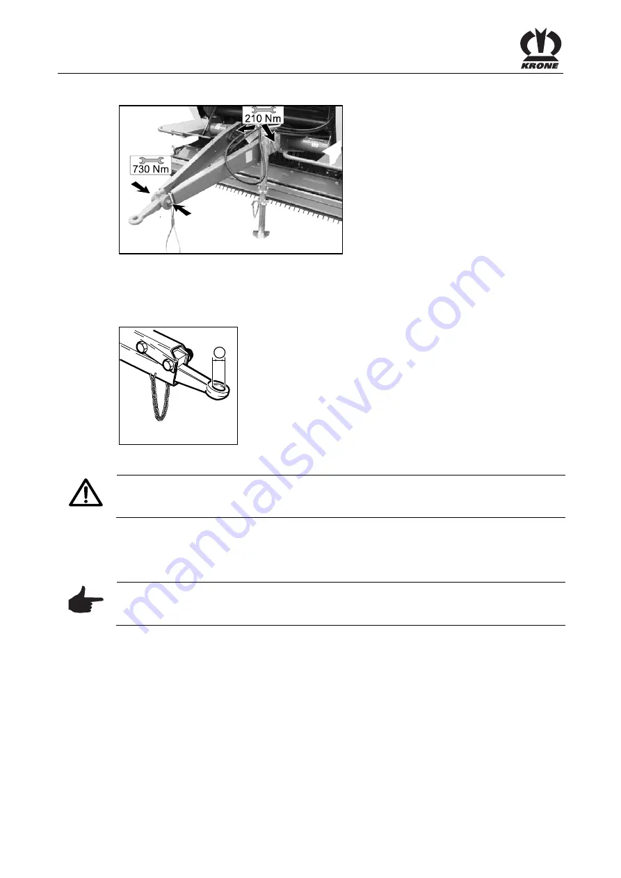 Krone Comprima F 125 XC-1 Operating Instructions Manual Download Page 196