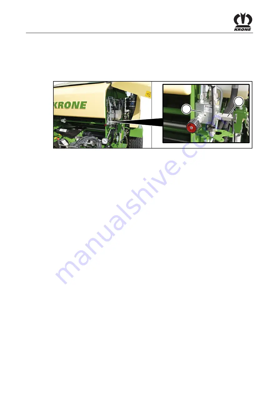 Krone Comprima F 125 XC-1 Operating Instructions Manual Download Page 228