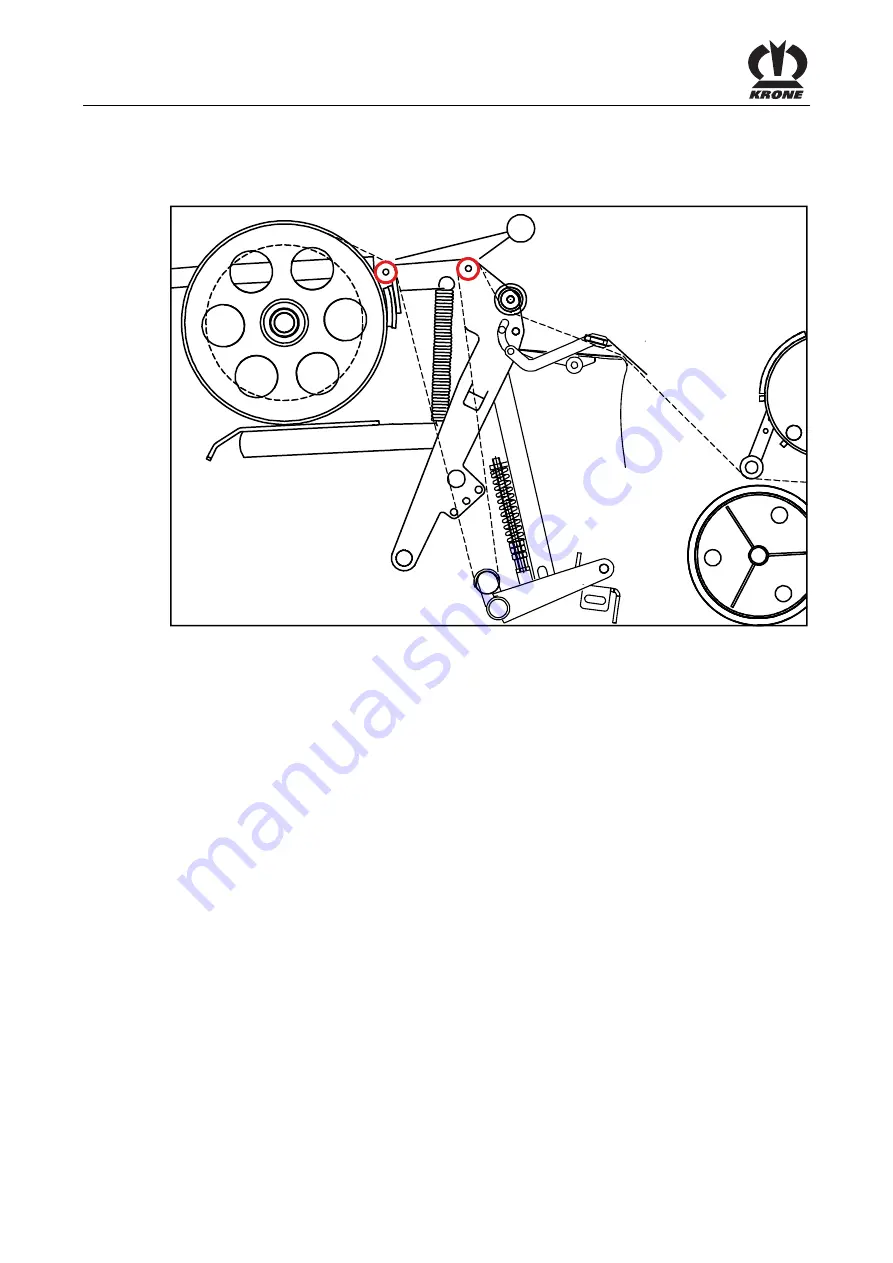 Krone Comprima F 125 XC-1 Operating Instructions Manual Download Page 240