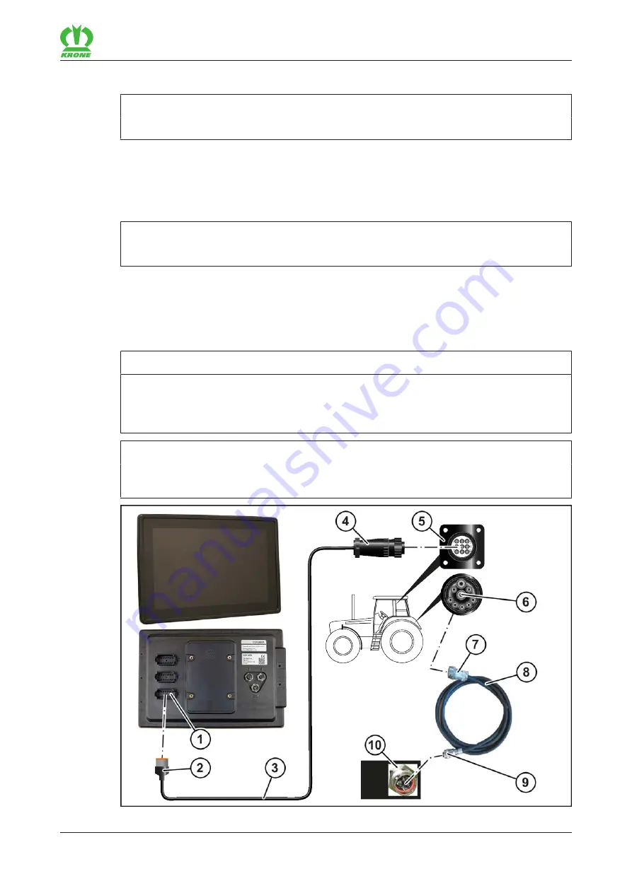 Krone Comprima F 125 XC-1 Operating Instructions Manual Download Page 251