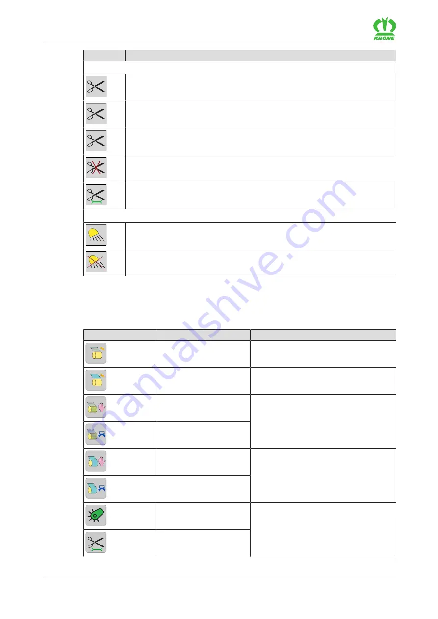 Krone Comprima F 125 XC-1 Operating Instructions Manual Download Page 268