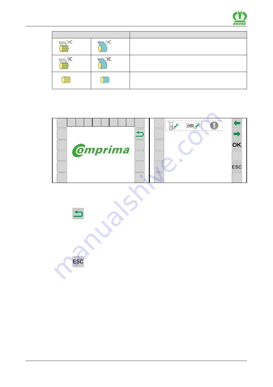 Krone Comprima F 125 XC-1 Operating Instructions Manual Download Page 272