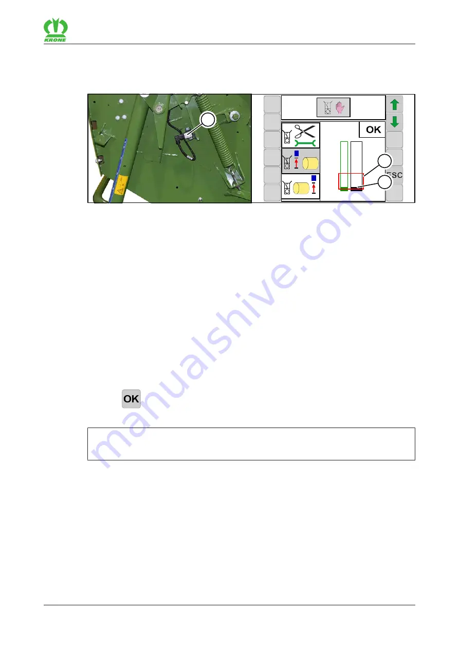 Krone Comprima F 125 XC-1 Operating Instructions Manual Download Page 299