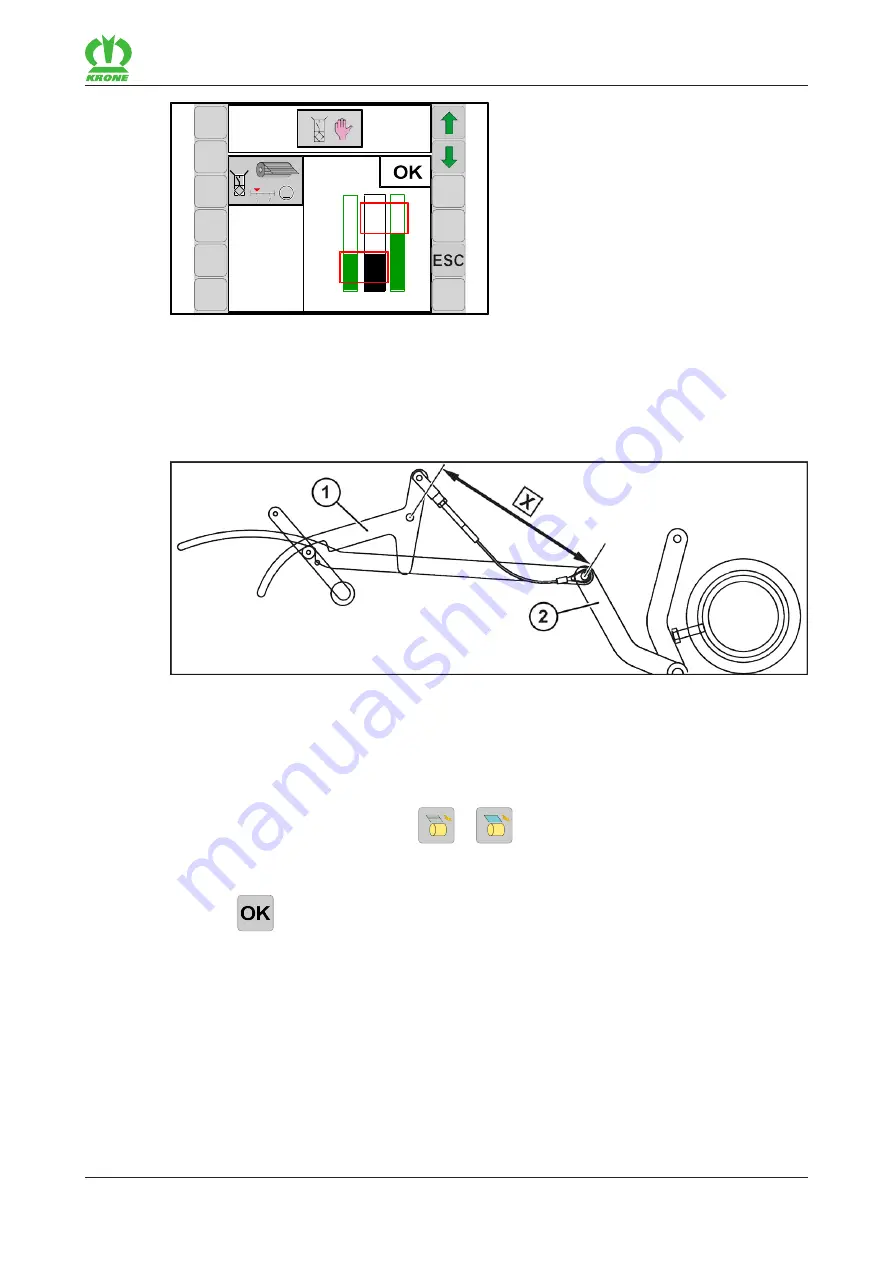 Krone Comprima F 125 XC-1 Operating Instructions Manual Download Page 301