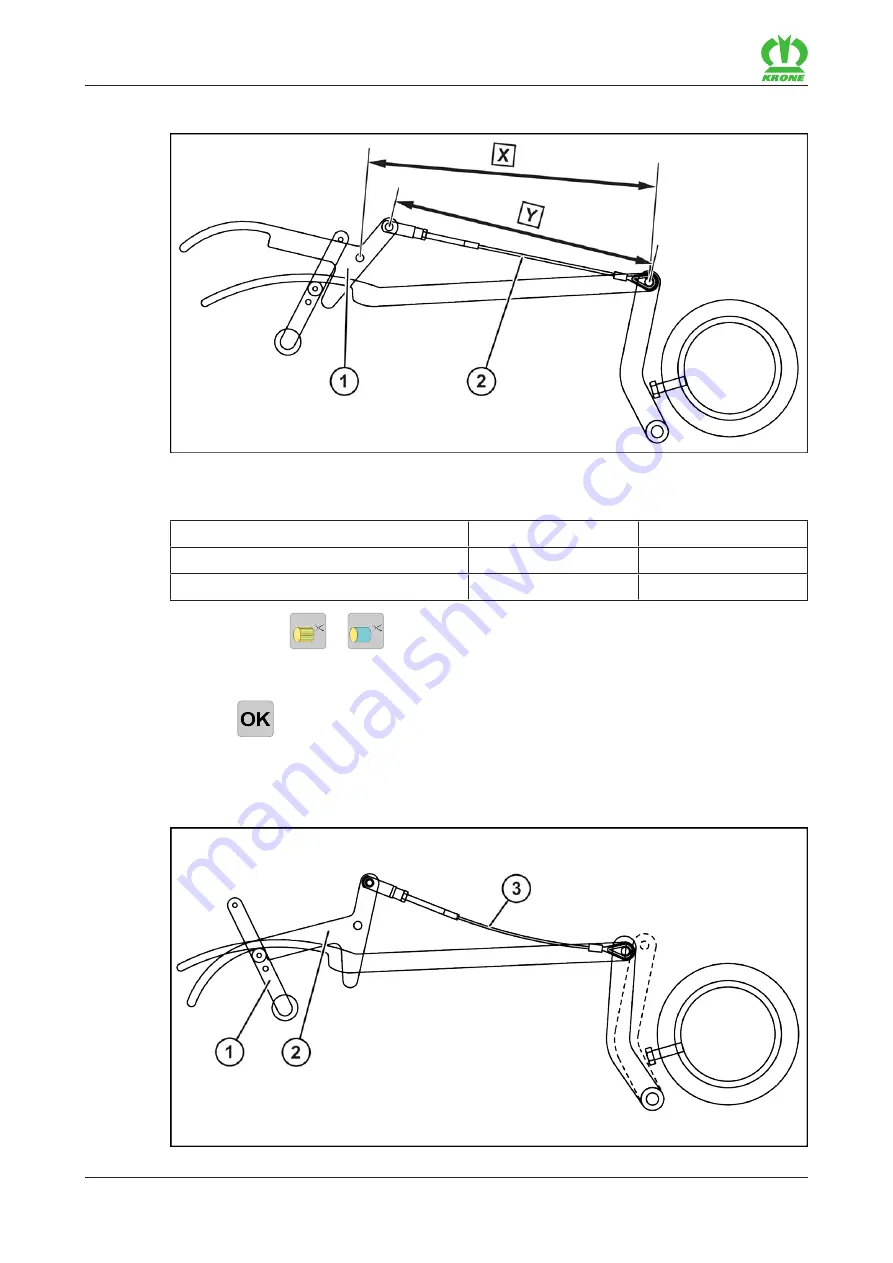 Krone Comprima F 125 XC-1 Operating Instructions Manual Download Page 302