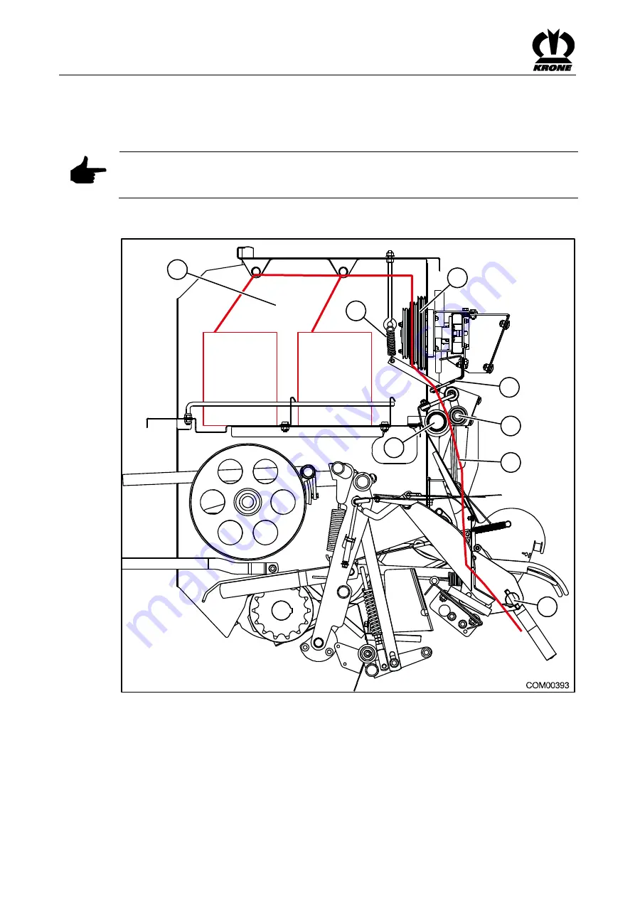 Krone Comprima F 125 Original Operating Instructions Download Page 150