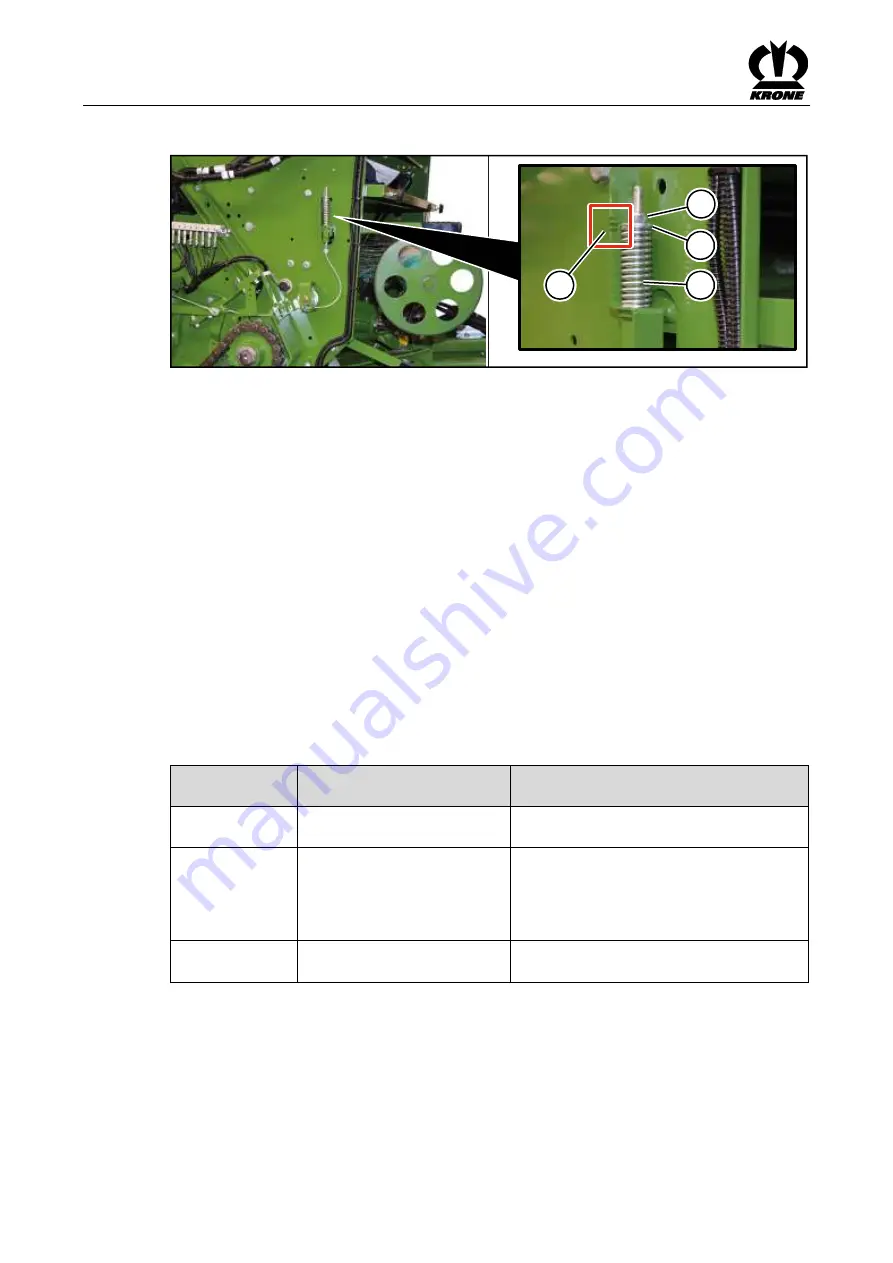 Krone Comprima F 125 Original Operating Instructions Download Page 182