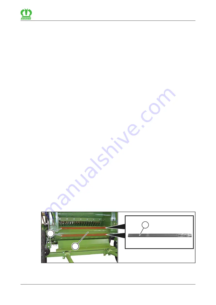 Krone Comprima F 155 XC Original Operating Instructions Download Page 71