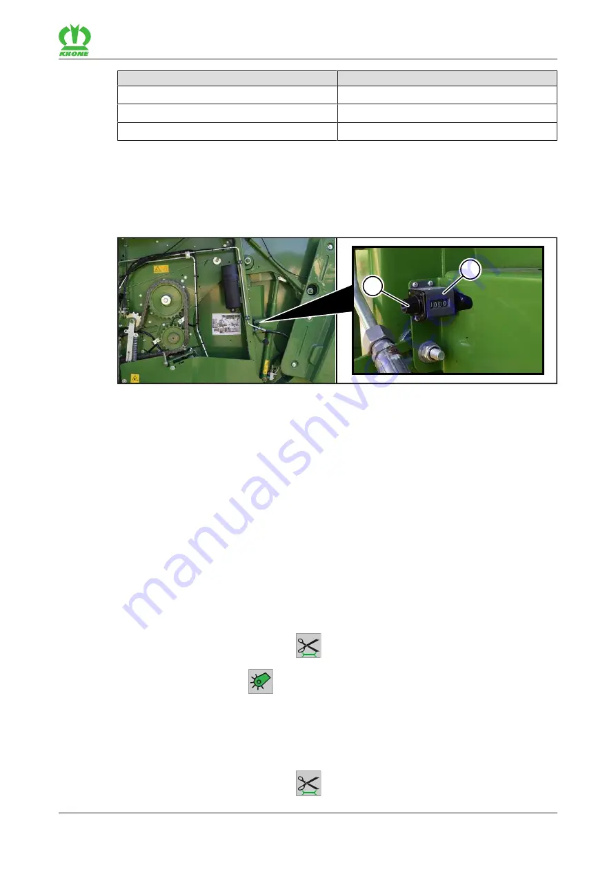 Krone Comprima F 155 XC Original Operating Instructions Download Page 79