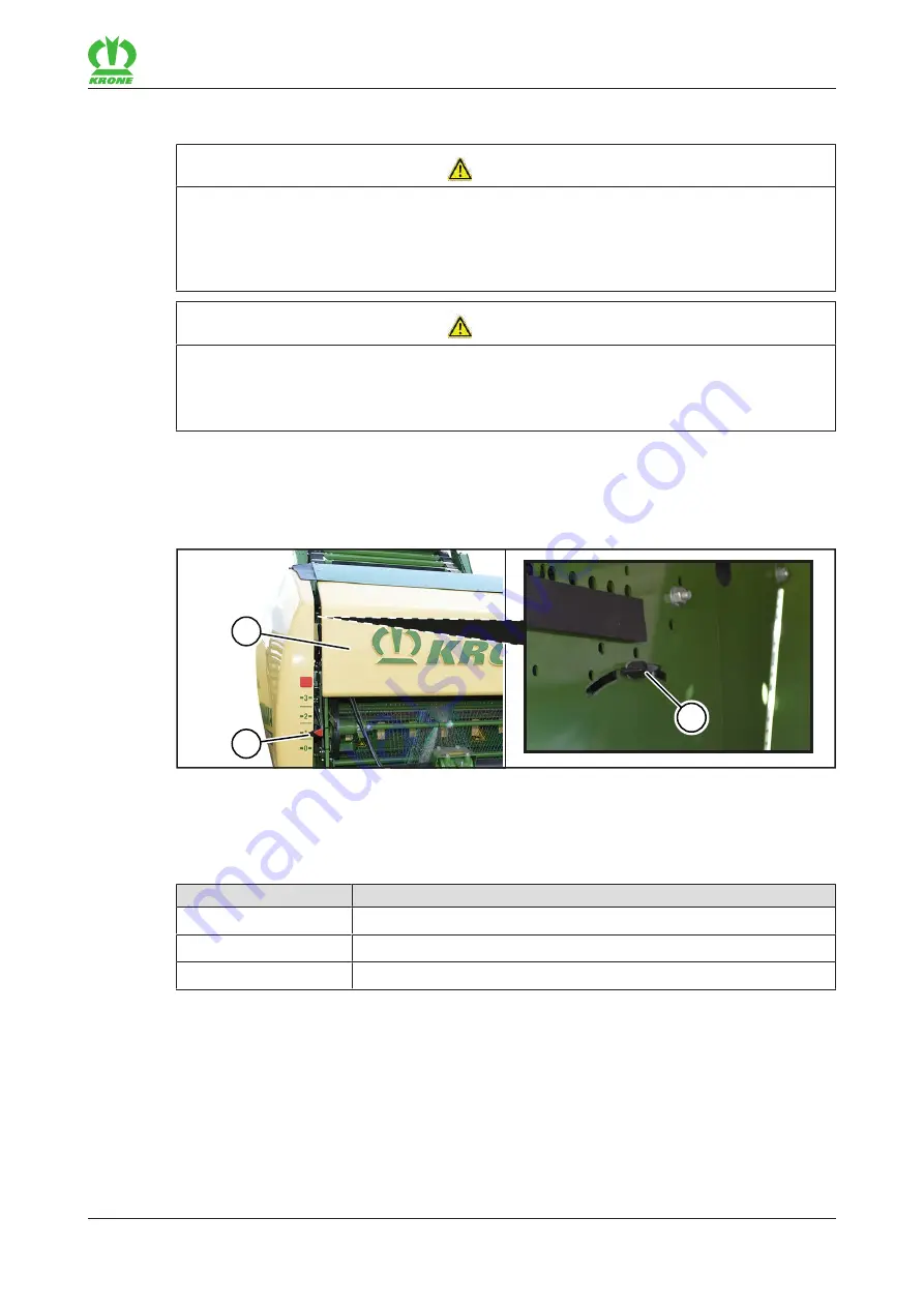 Krone Comprima F 155 XC Original Operating Instructions Download Page 169