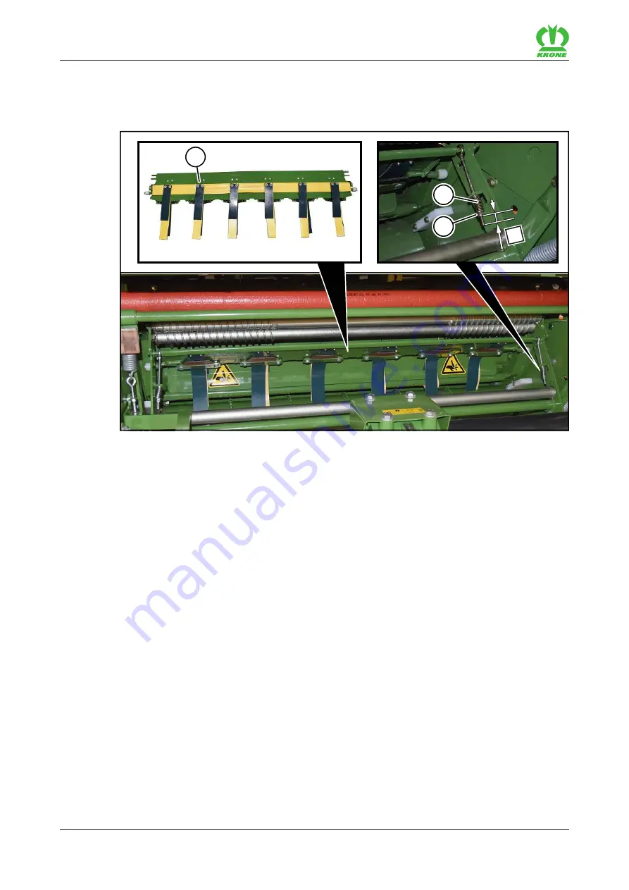 Krone Comprima F 155 XC Original Operating Instructions Download Page 182