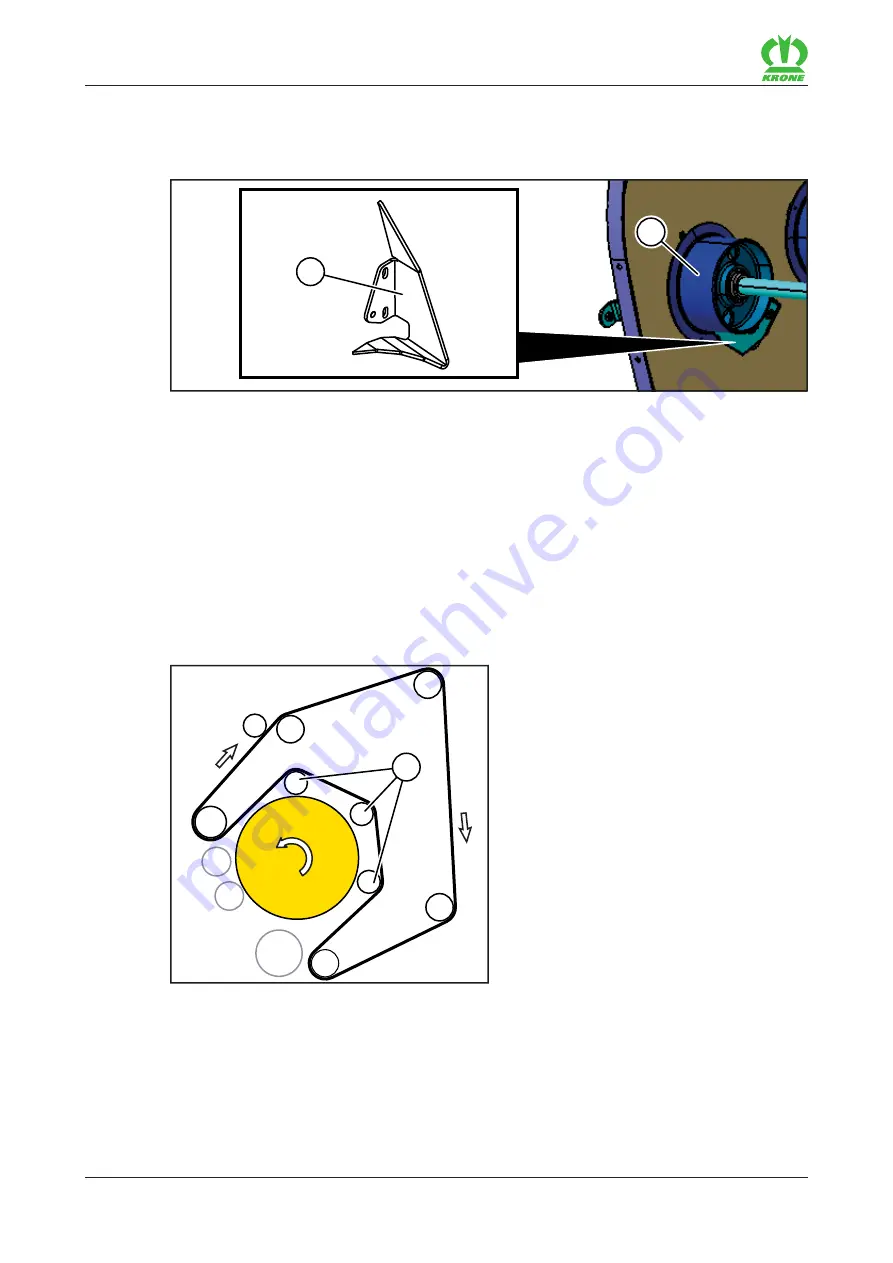 Krone Comprima F 155 XC Original Operating Instructions Download Page 204