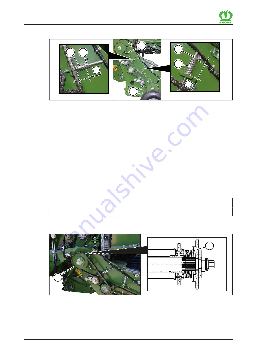 Krone Comprima F 155 XC Original Operating Instructions Download Page 210