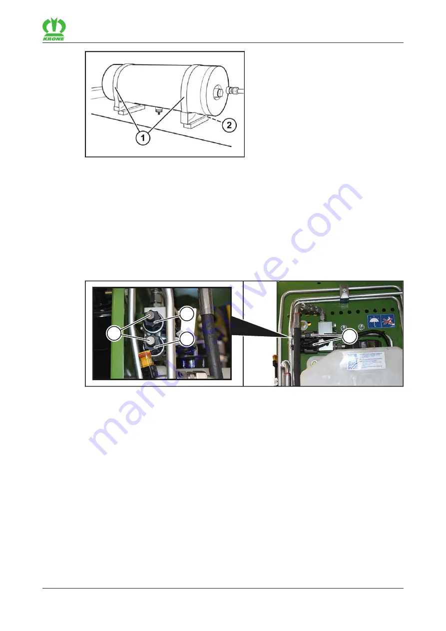 Krone Comprima F 155 XC Original Operating Instructions Download Page 221