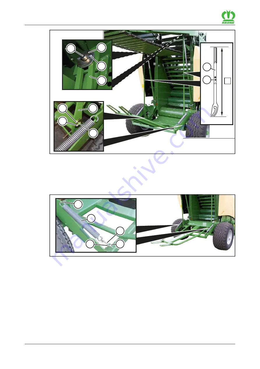 Krone Comprima V 180 Original Operating Instructions Download Page 52