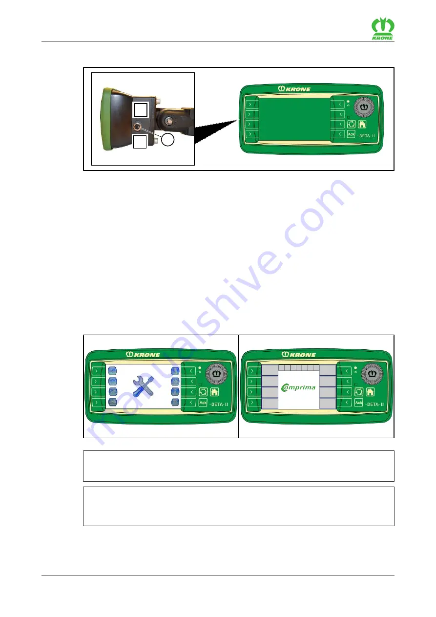 Krone Comprima V 180 Original Operating Instructions Download Page 94