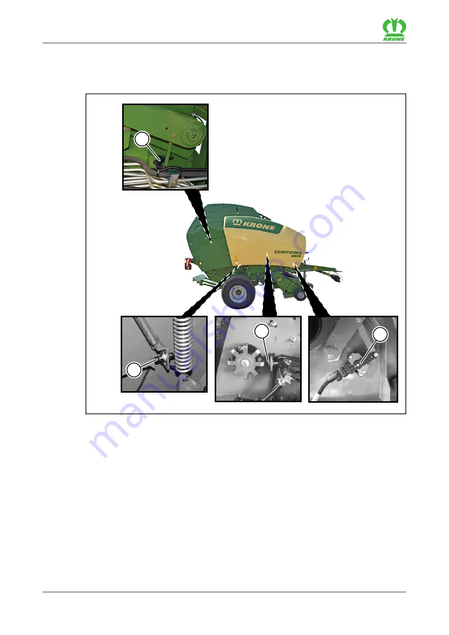 Krone Comprima V 180 Original Operating Instructions Download Page 170