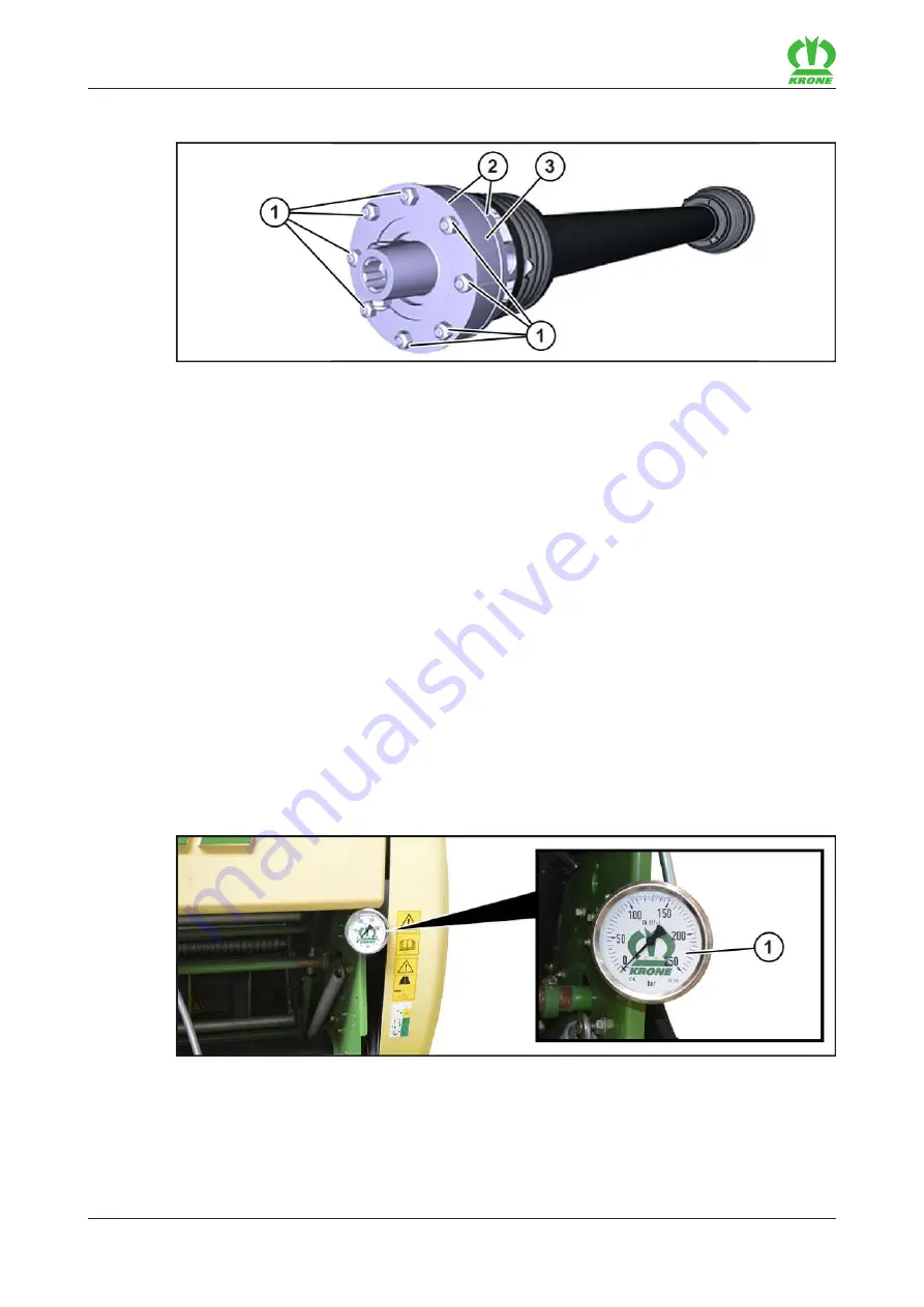 Krone Comprima V 180 Original Operating Instructions Download Page 180