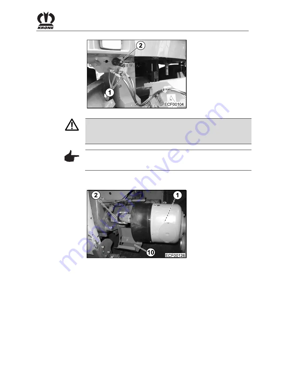 Krone EasyCollect 6000 FP Operating Instructions Manual Download Page 51