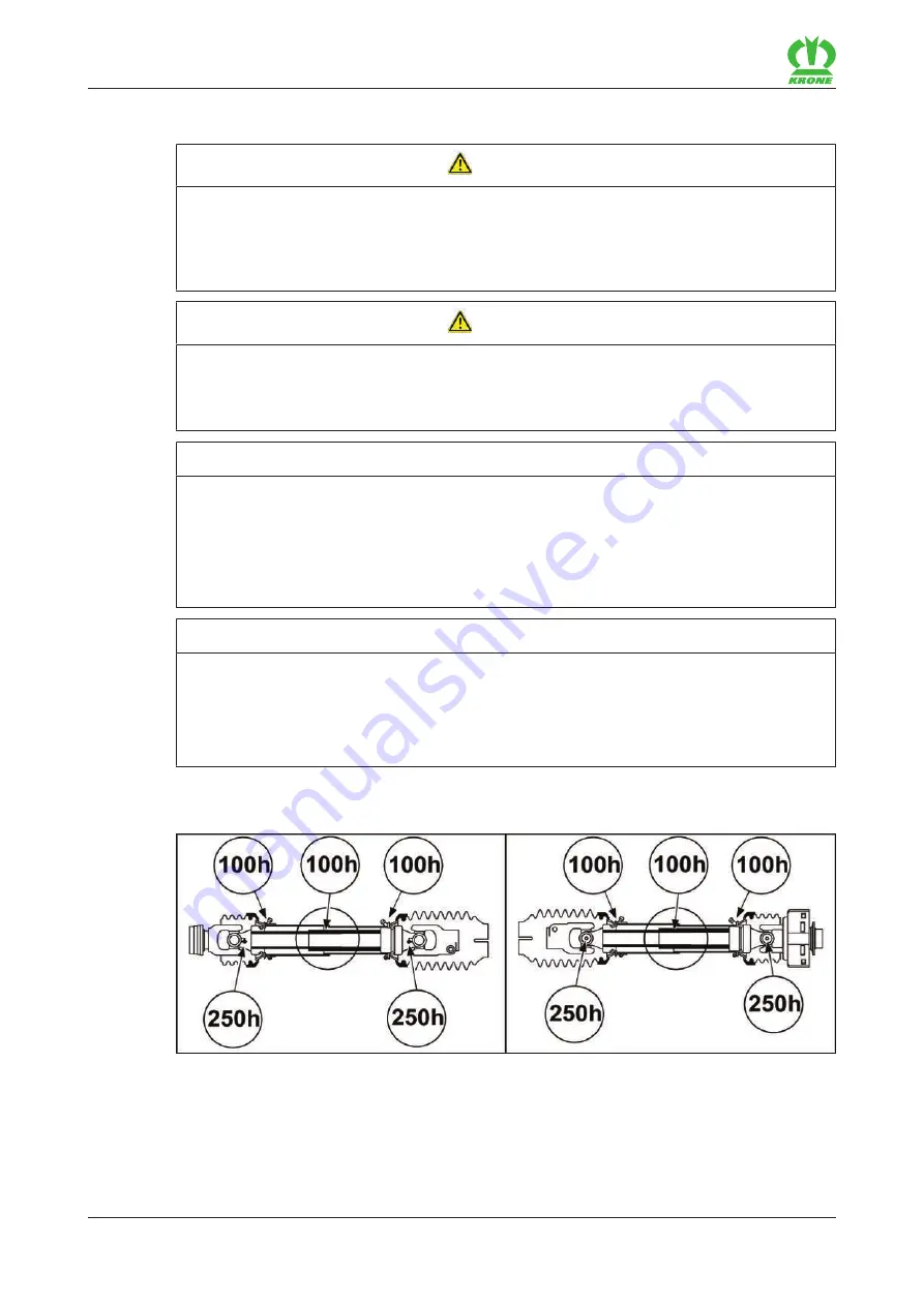 Krone EasyCut B 870 CR Operating Instructions Manual Download Page 84