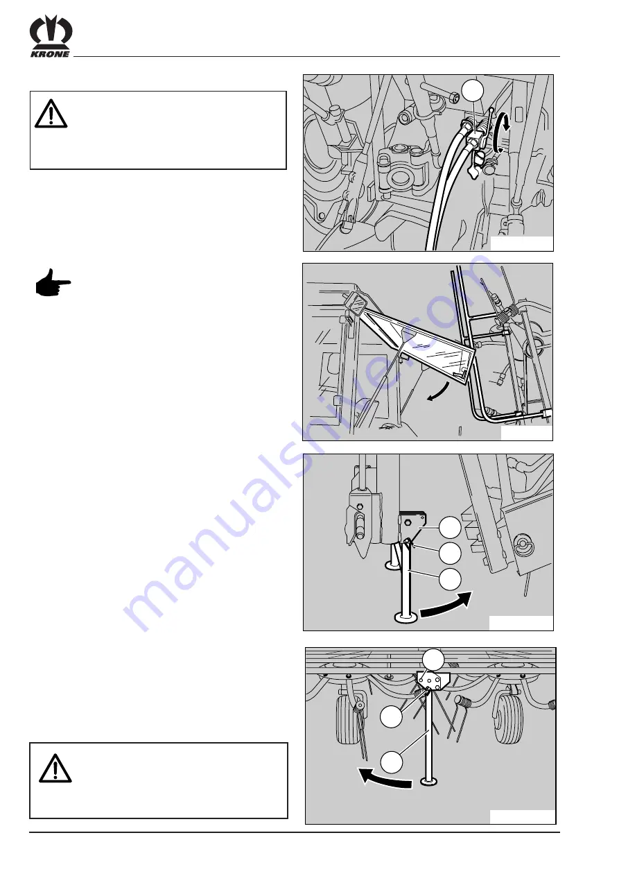 Krone KW 6.60/4x7 Operating Instructions Manual Download Page 16