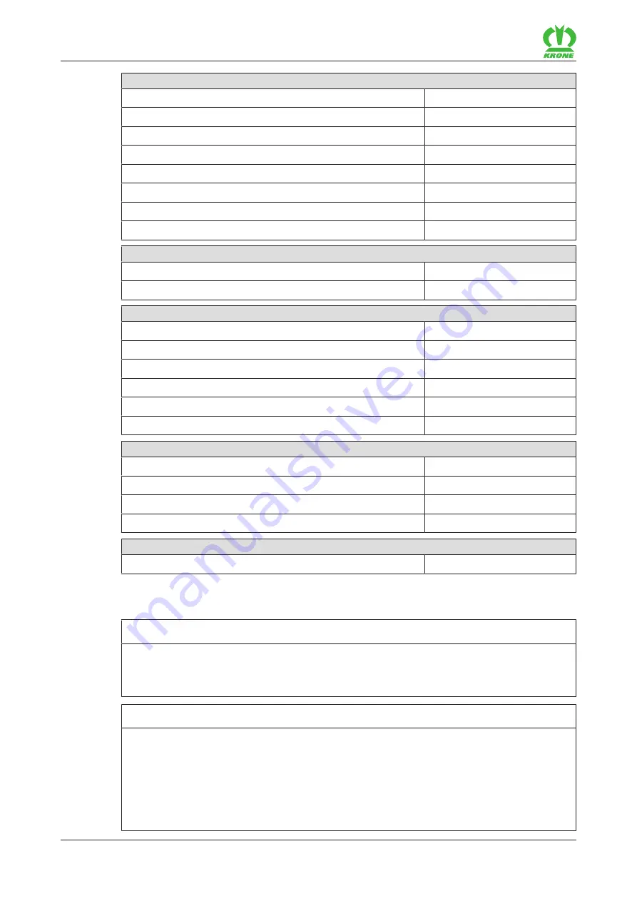 Krone KWT 1600 Original Operating Instructions Download Page 36