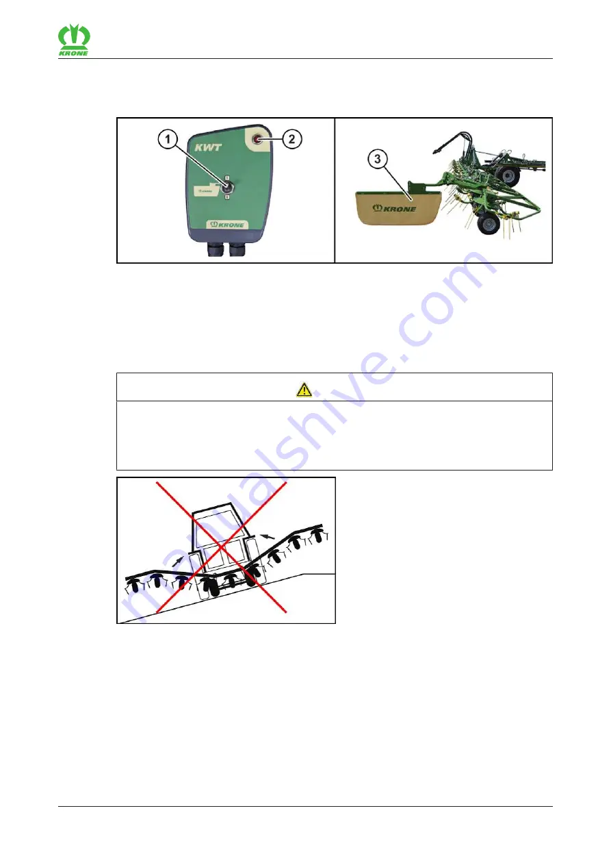 Krone KWT 1600 Original Operating Instructions Download Page 57