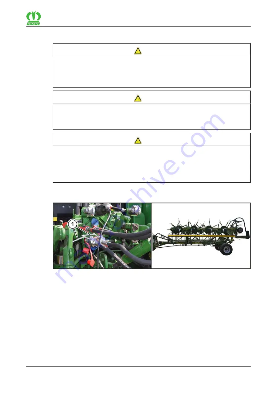 Krone KWT 1600 Original Operating Instructions Download Page 61