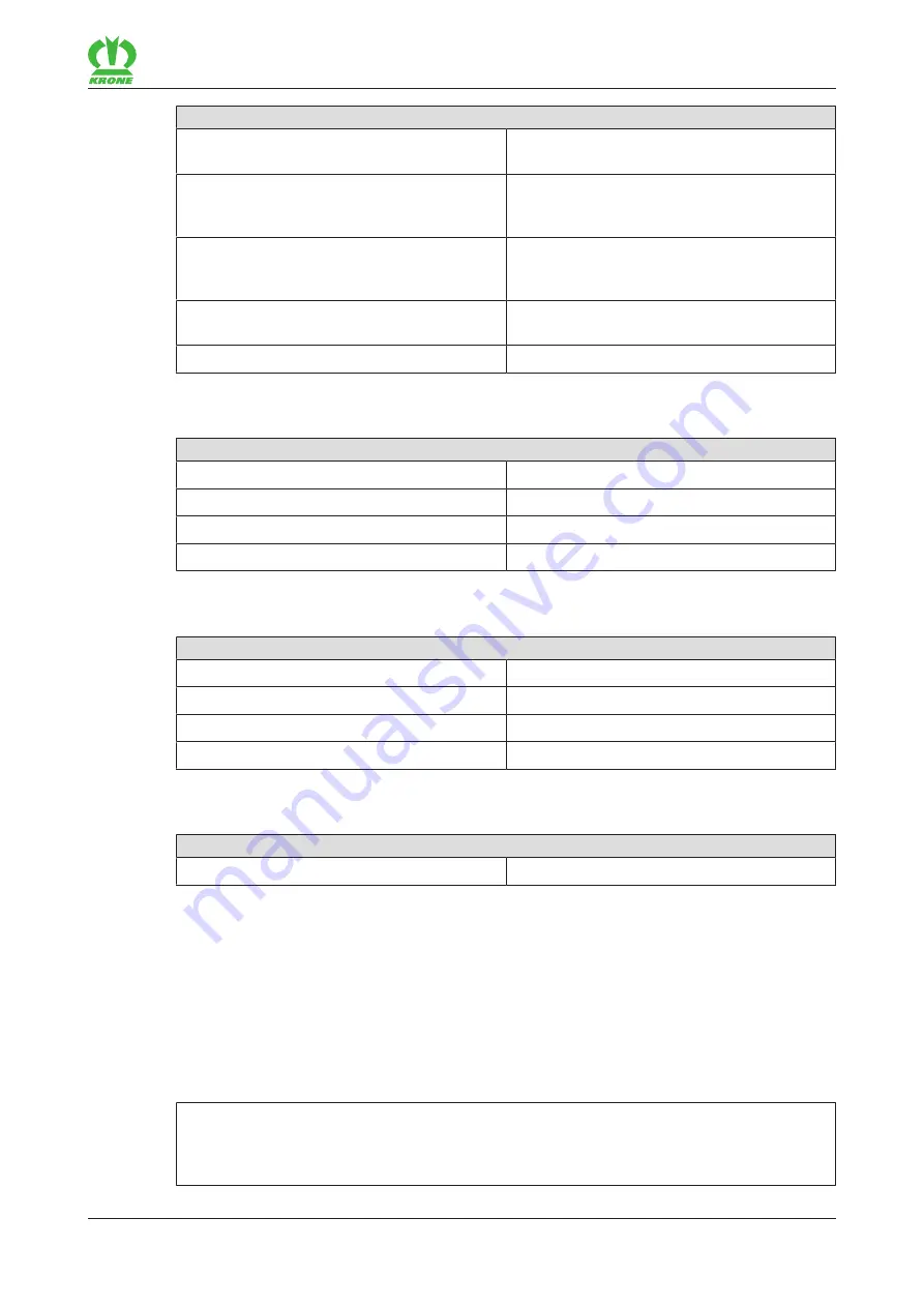 Krone KWT 1600 Original Operating Instructions Download Page 69