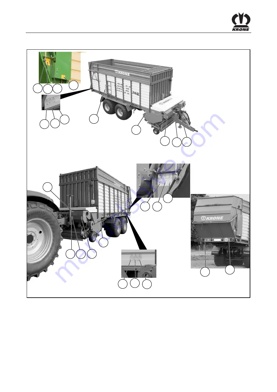 Krone MX 310 GD Original Operating Instructions Download Page 20