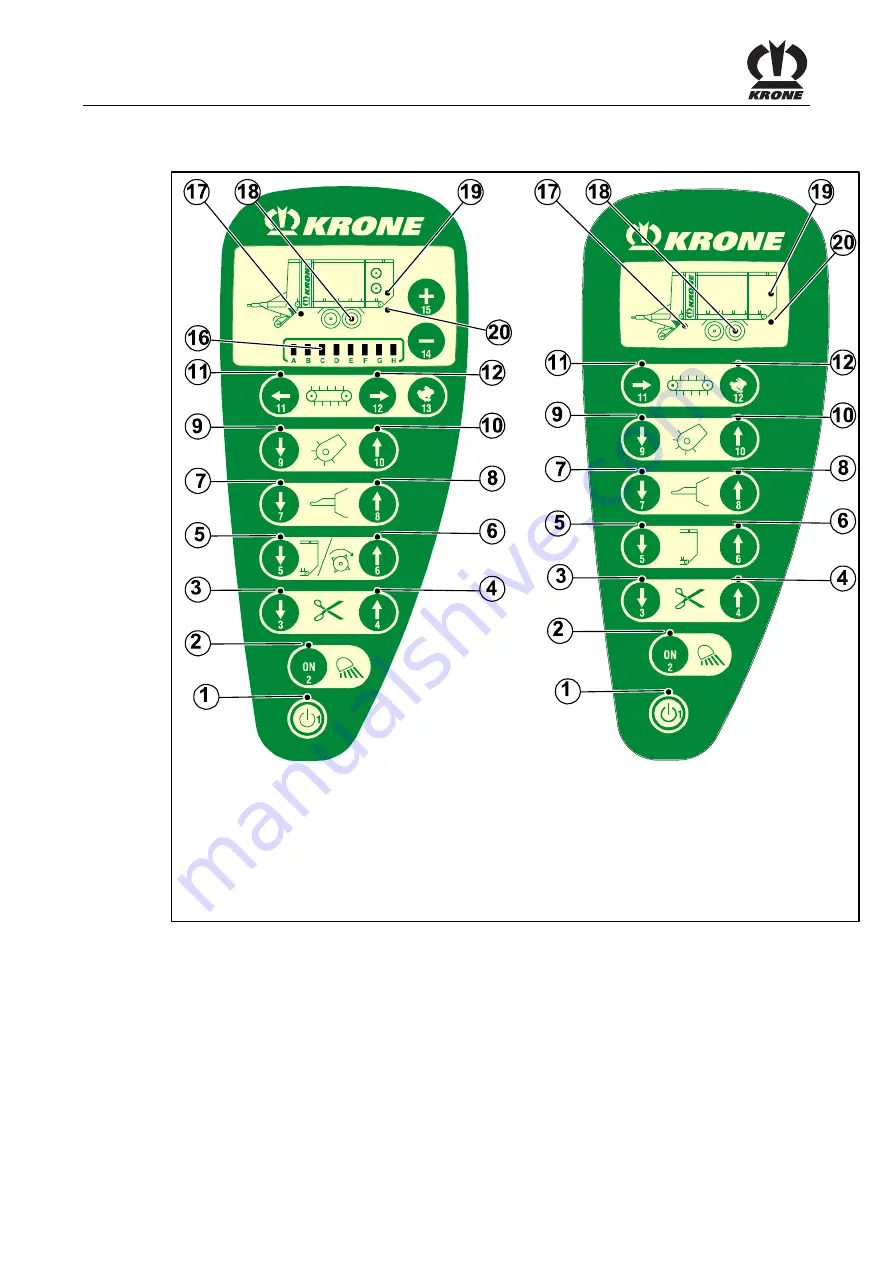 Krone MX 310 GD Original Operating Instructions Download Page 56