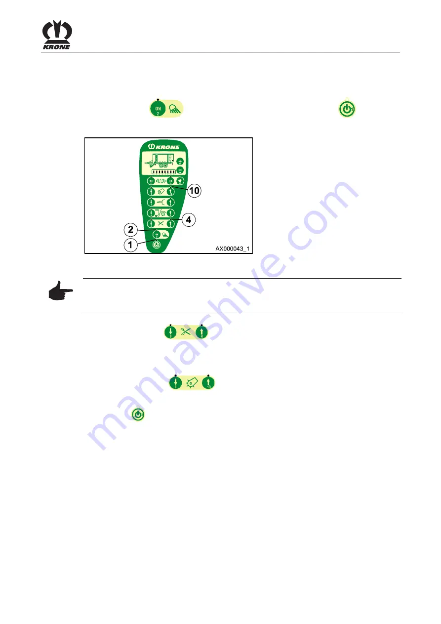 Krone MX 310 GD Original Operating Instructions Download Page 67