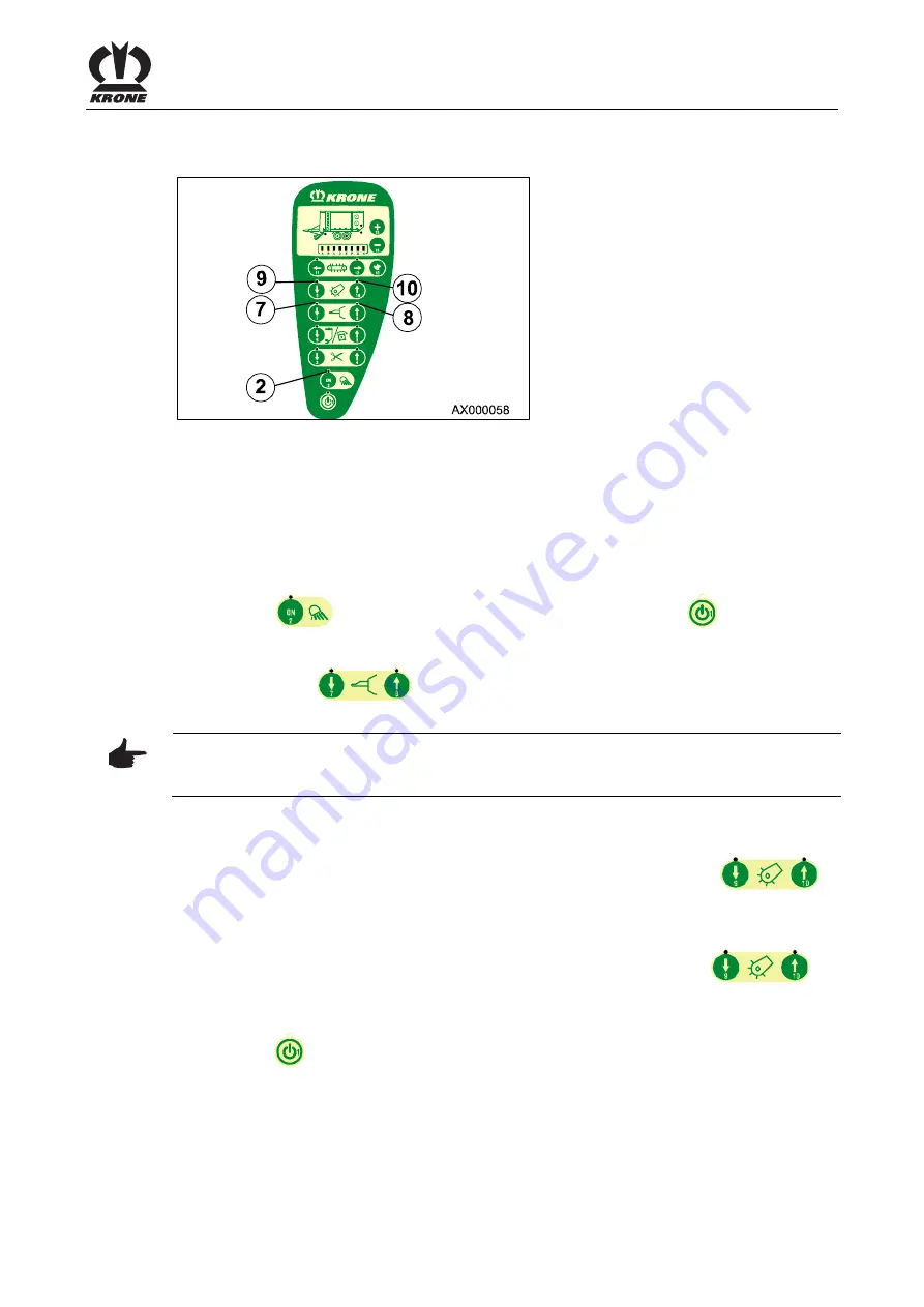 Krone MX 310 GD Original Operating Instructions Download Page 71