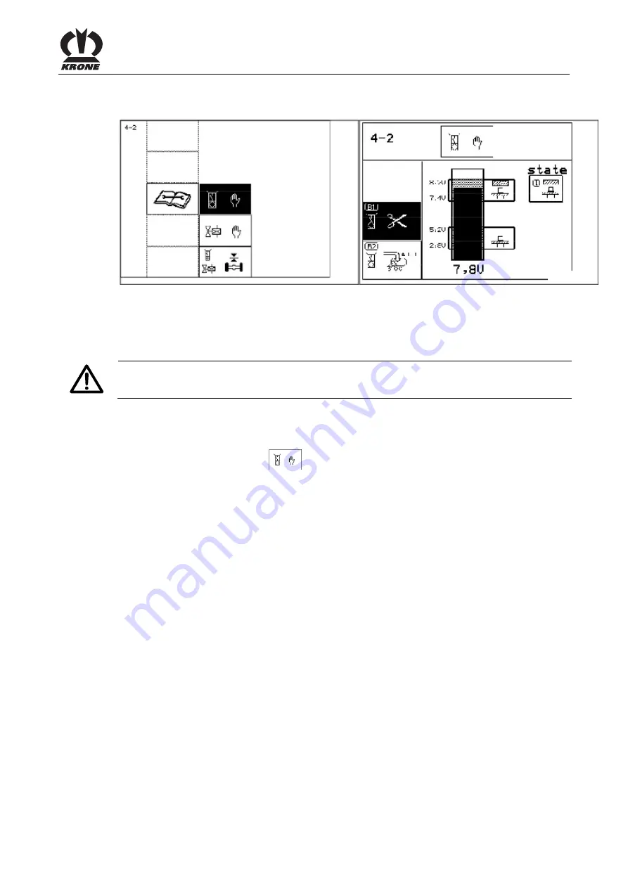 Krone MX 310 GD Original Operating Instructions Download Page 123