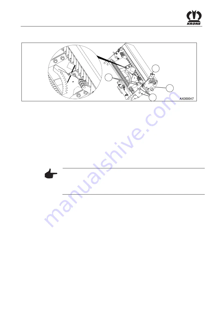 Krone MX 310 GD Original Operating Instructions Download Page 174