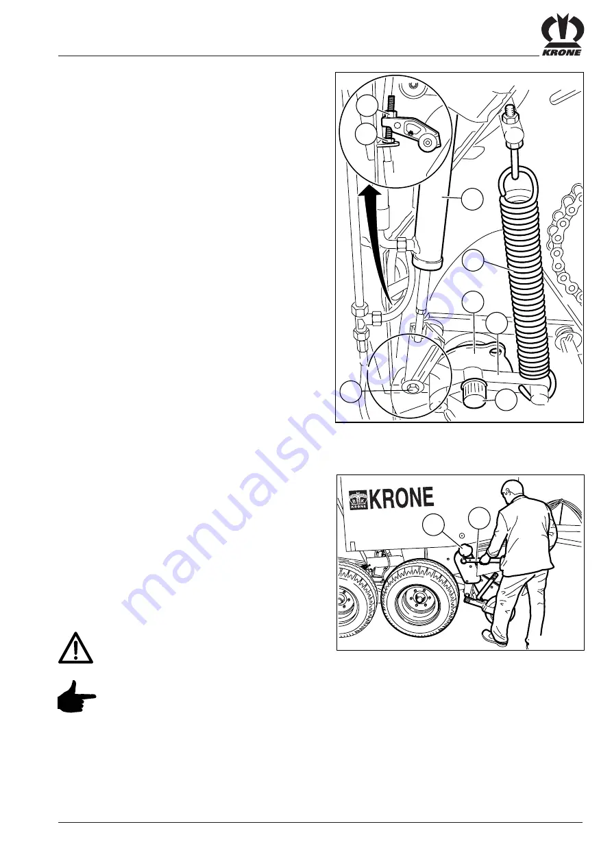 Krone Round Pack 1250 Original Operating Instructions Download Page 41