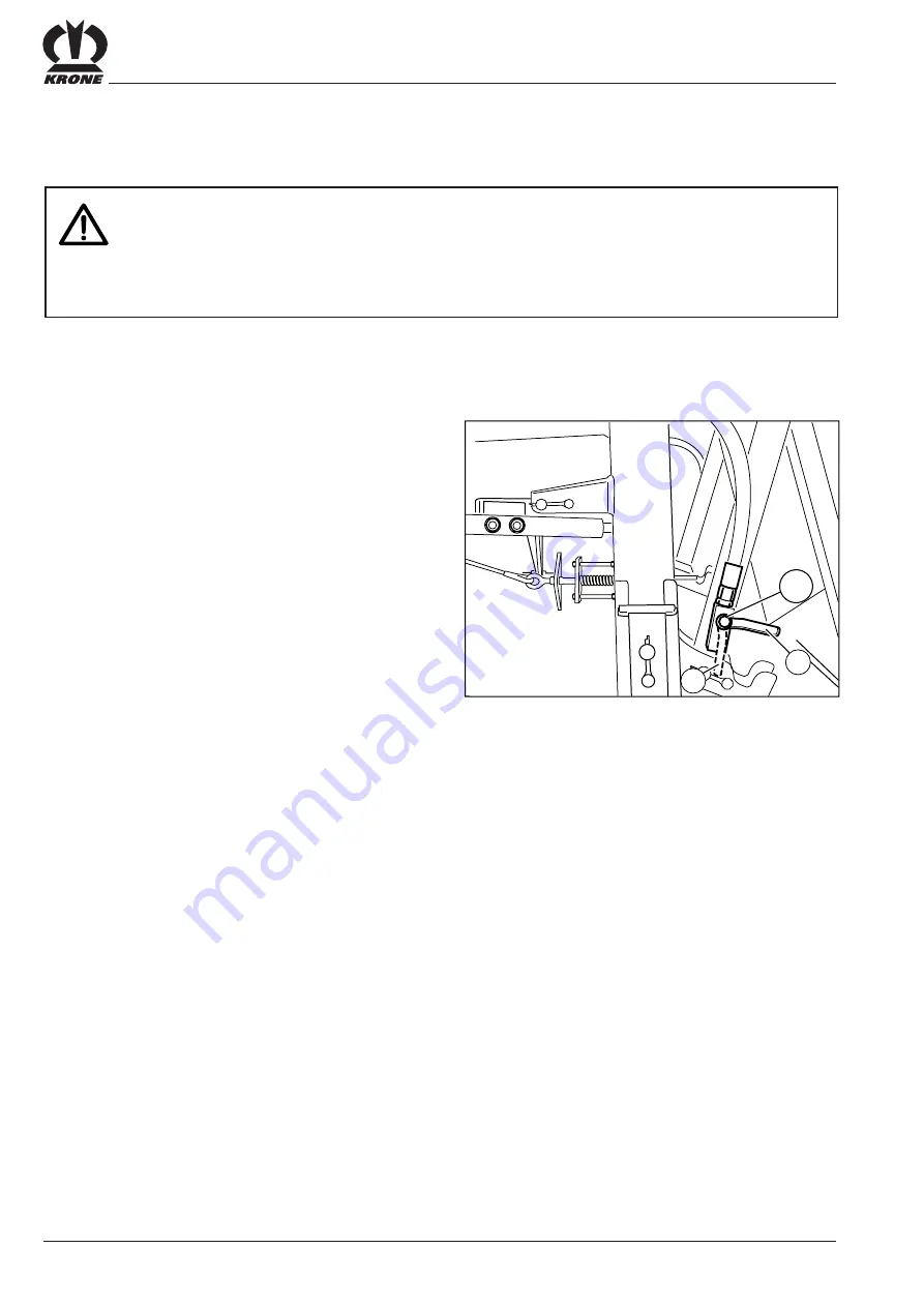 Krone Round Pack 1250 Original Operating Instructions Download Page 102