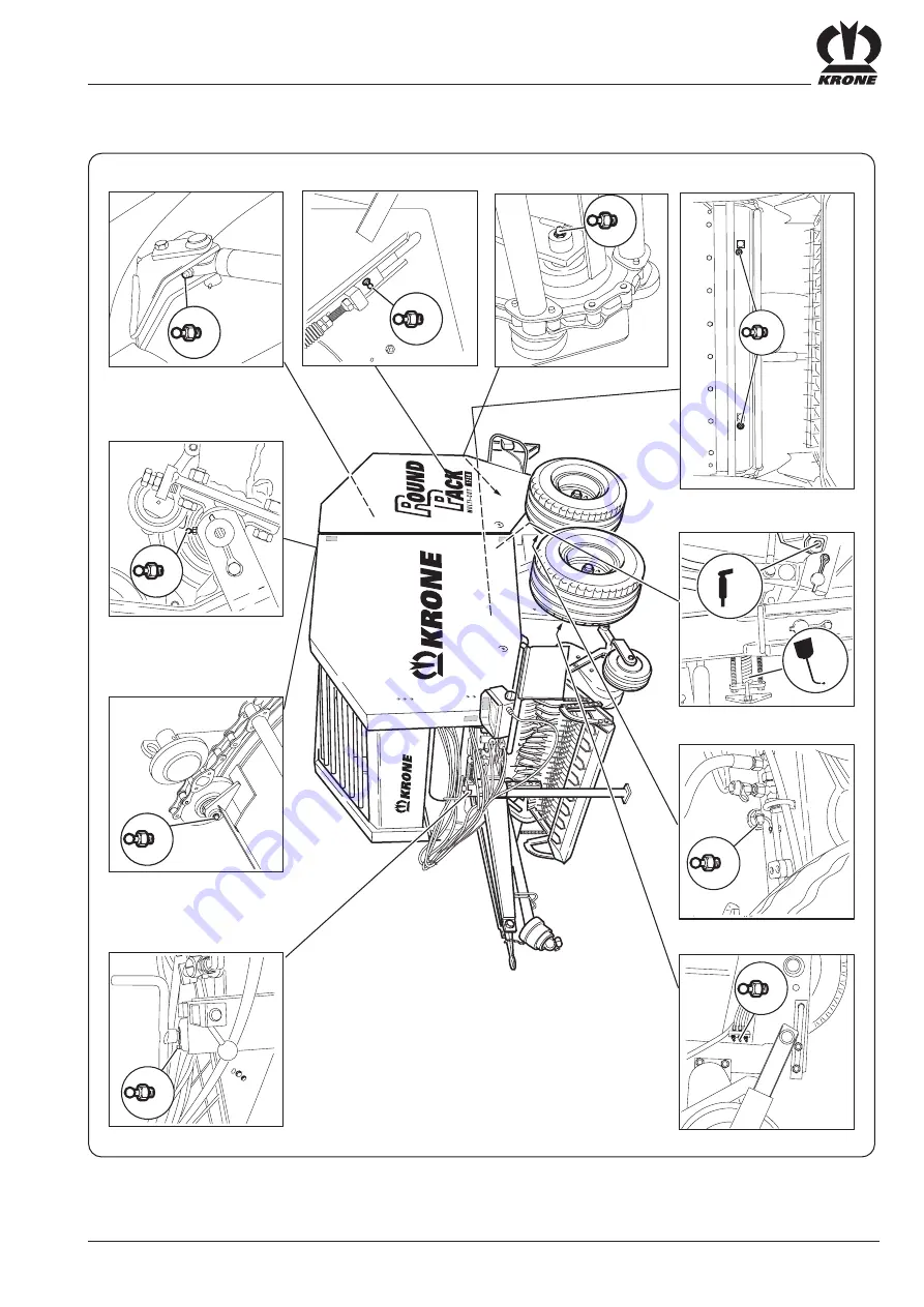 Krone Round Pack 1250 Original Operating Instructions Download Page 109